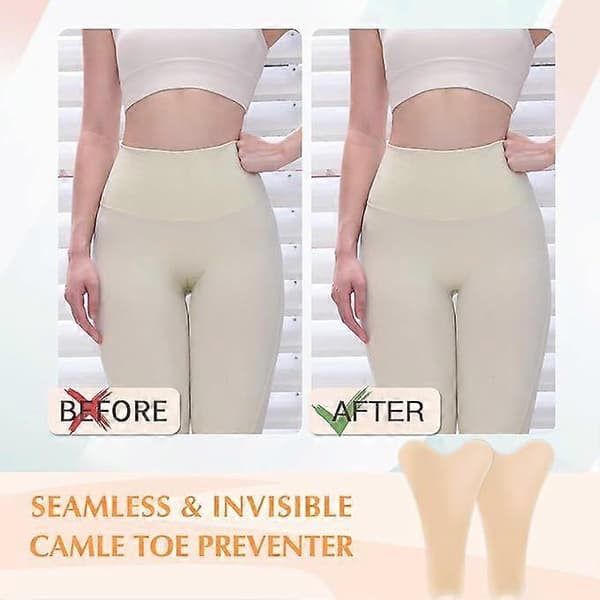 【03】Camel Toe Concealer til Kvinder, Y-formet Silikone Camel Toe Concealer til Badedragt, Sømløse Undertøjsindlæg Beskyttelse til Svømning 1 set