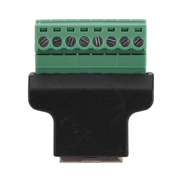 DVR Ethernet-stik RJ45 hun-jack til 8-benet skrueklemmetilslutning