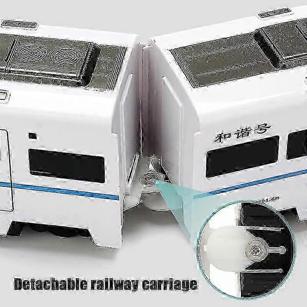 1:8 Harmony Railcar Simulation Højhastighedstog Legetøj Elektrisk Lyd Lys Model Puslespil Børnebil Legetøj