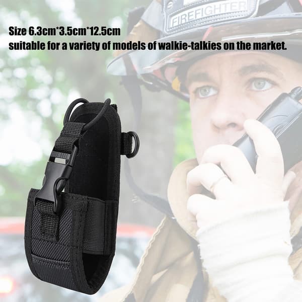 2 STK MSC 20D Universal Justerbar Bred Axelrem Walkie talkie Skyddsfodral