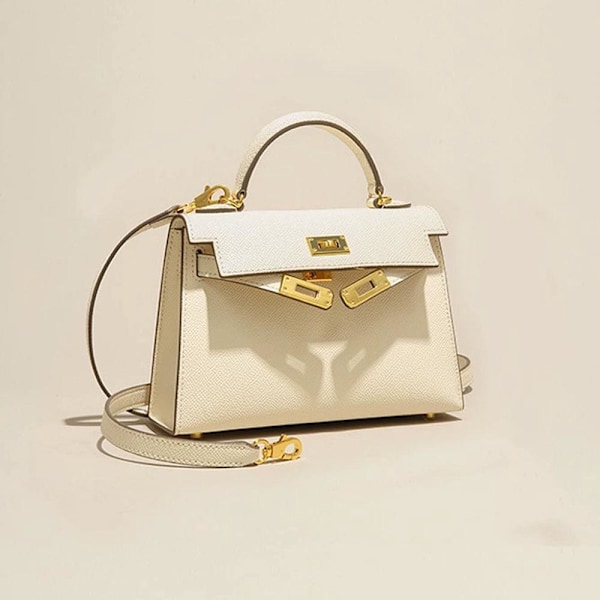 Stor Väska för Kvinnor Messenger Handväska Milkshake Vit 28x12x21cm Milkshake white/28/
