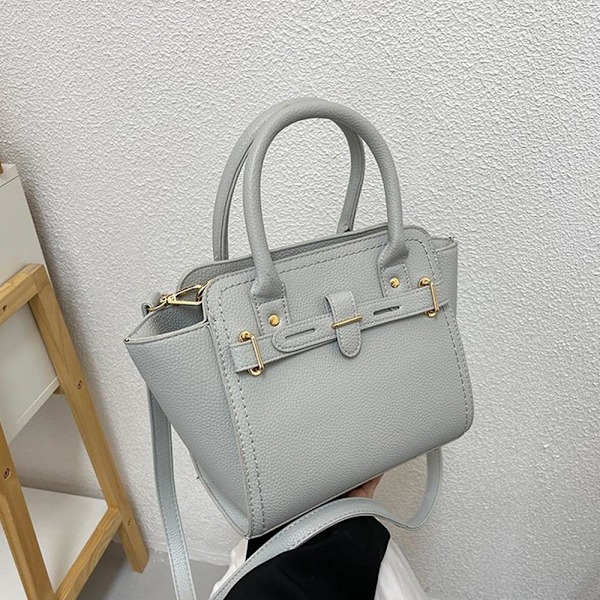 Stilful Lysegrå Crossbody Taske til Kvinder Efterårsmode Light grey