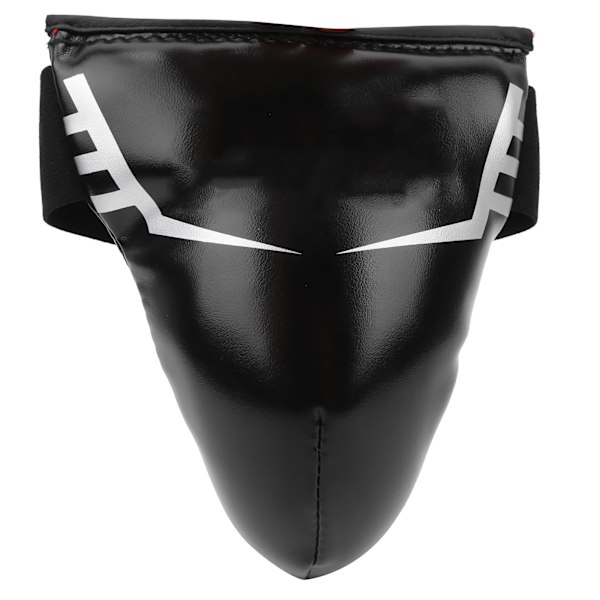 Grenskydd Svart PU Boxning Sanda Skrotchskydd Jockstrap Cup för 5‑9 Barn
