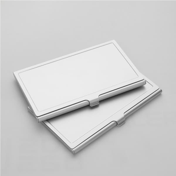 Elegant cigaretetui - Fugtbestandigt rustfrit stål etui sølv