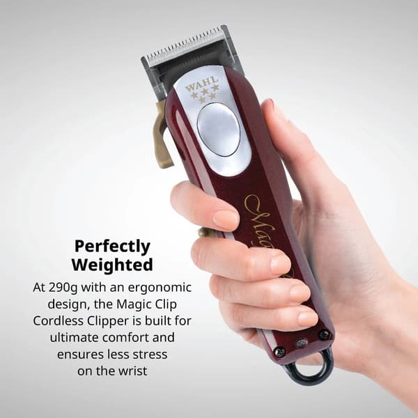 【03】Wahl Professional 5-Star johdoton Magic Clip -hiustenleikkuri kapenevalla vivulla