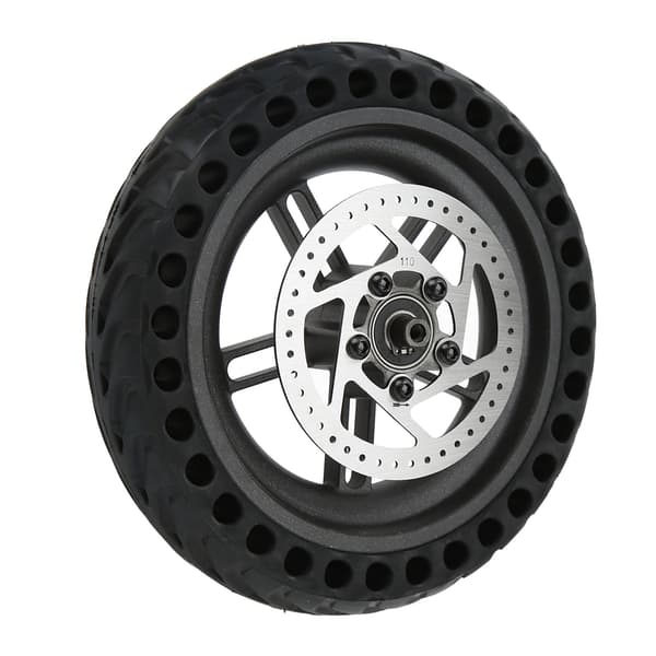 Scooter Baghjulsmontering 8.5in Massiv Dæk Hjulnav 110mm Bremseskive til Xiaomi M365/1S/LITE Elektrisk Scooter
