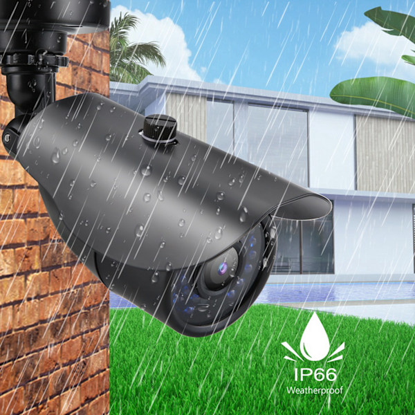 TVI/AHD/CVI/CVBS PAL Bullet Kamera IP66 Udendørs IR Nattesyn Analog CCTV DVR (720P)