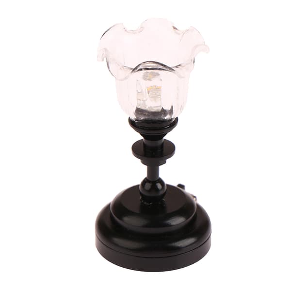 【03】1:12 Dukkehus Miniature LED Lampe Loftslampe Lysekrone