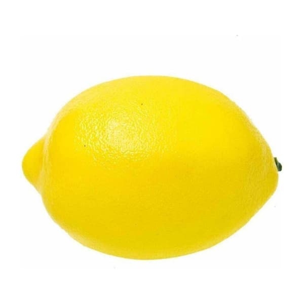 Kunstig Citron 7.3*5.2cm Falske Citroner Naturtro Simuleret Styrofoam Dekor