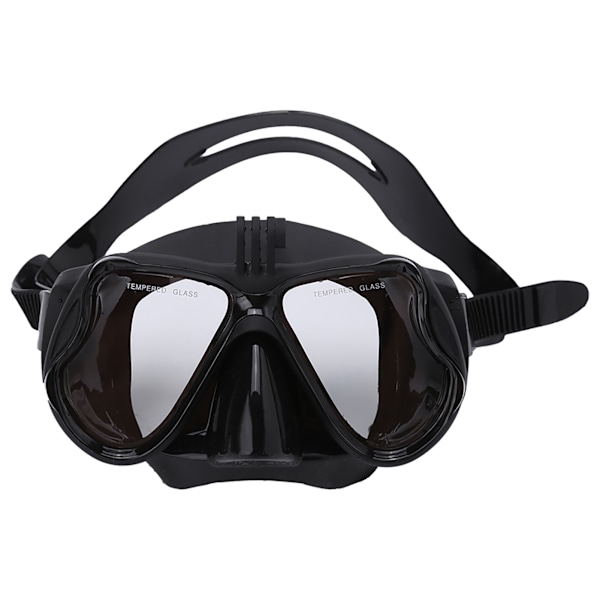 4 Färger Härdat Glas Lins Flexibelt Silikon Dykmask För Vuxen