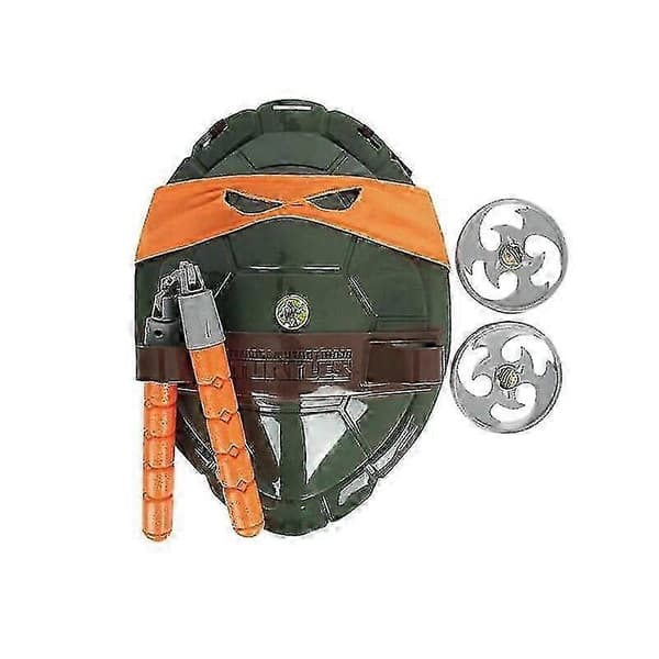 Ninja Turtles -toimintahahmosetti - Leo, Raph, Mikey & Don haarniskoineen ja aseineen 4PCS-GK