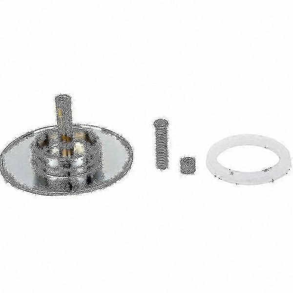 Universal badekarprop, 70 mm, dobbeltforsegling, højdejusterbar, håndvaskventil, hærdet messing, kromfinish, rustfri