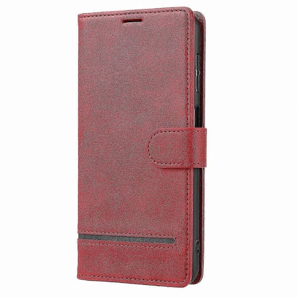 Mate 20 Flip Nahkainen Lompakkokotelo Red