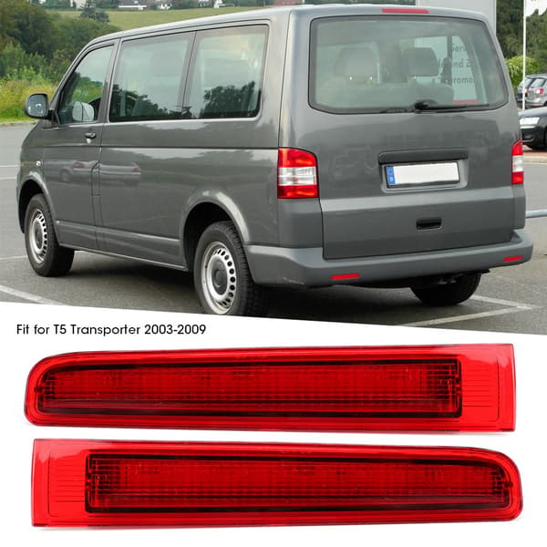 Par LED-bremse baglygte stoplygte passer til T5 Transporter 2003-2009 7E0 945 097 rød