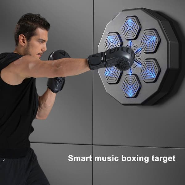 Musikboxningsmaskin, LED-belyst boxningsmål Musikboxningsväggmål