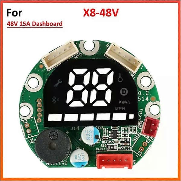 【03】ThV 15A Dashboard til HX X8 El-løbehjul LED-display PCB-kort Hastighedsbatteri Visning Reservedele