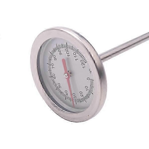 Kompostjordtermometer 20 tommer 50 cm længde Premium fødevaregodkendt rustfrit stål måleprobe De hopea