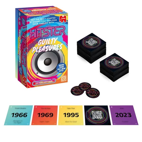 【03】Hitster Guilty Pleasures (Nordic) Monivärinen Multifärg Kartong, papper