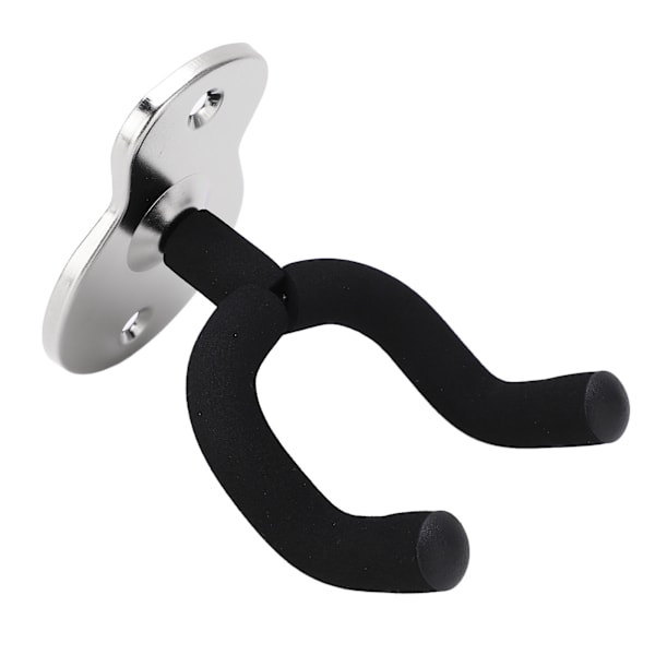 Gitarr Väggfäste Hängare Krok Hållare Stativ Metall Universal för Ukulele Violin Studio Rum Frostat Silver