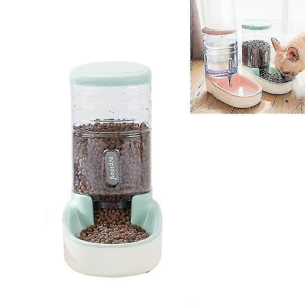 opbevaringsspand automatisk foderautomat vanddispenser kornstil:mad 3.8l