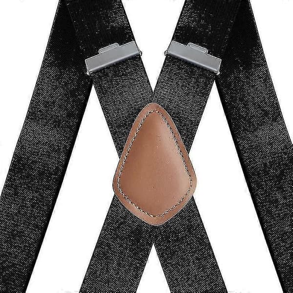 Herre seler - Brede seler, Seler X-formede Black