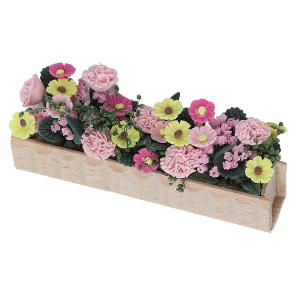 Dukkehus Blomster Have DIY Miniature Mini Dukkehus Grønt Møbler Tilbehør Lade Som Om Legetøjsblomster