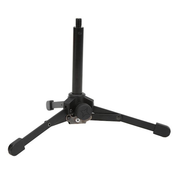 Mini Bærbart Tripod Mikrofonstativ Justerbar Højde Bordmikrofonstativ med 3/8 Tommer Skrue