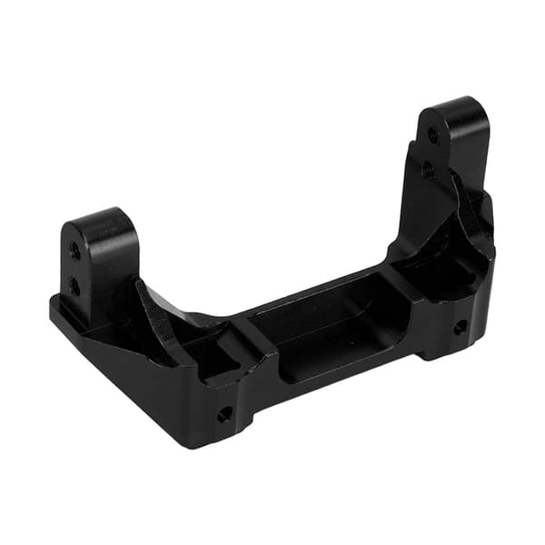 RC Crawler Bil Bagagerumsstråle Bagerste Kollisionssikkert Base Aluminium Legering Portal Aksel Dele Sort