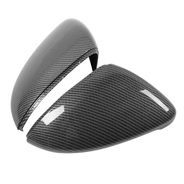 2st Kolfiberstil Backspegel Wing Mirror Cover Cap