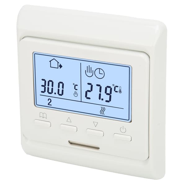 AC180V-230V Termostat Väggmonterad Spis Temperaturregulator för Vatten/Golvvärme