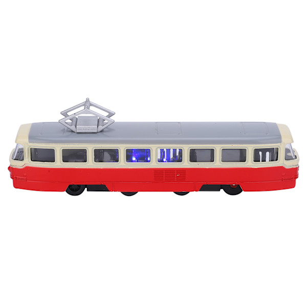 1:90 Kid Pull Back Bil Legetøj Børn Legering Simulation Bilmodel Dekoration med Lyd Lys (Rød)