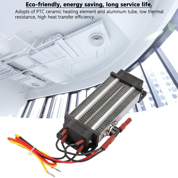 PTC Varmeelement Keramisk Luftvarmer Termostatisk 500W 110V