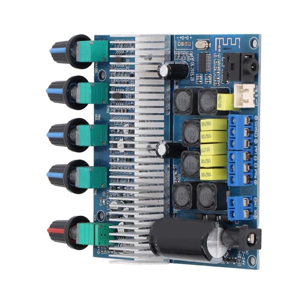 Digital effektforstærker TPA3116D2 Chip 3-kanals Bluetooth 4.2 lydkort til højttaler 12-24V