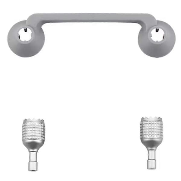 Til DJI Flip/Air3S Joystickholder til DJI Flip/MINI4PRO fjernbetjeningsjoystick Silver   gray