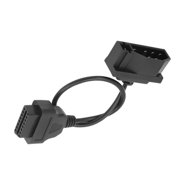 40 cm/15,7 tommer 7-benet OBD1 til OBD2 OBDII 16-benet diagnostisk scanneradapterkabel, der passer til Ford
