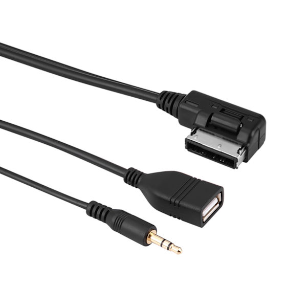 Auton AUX USB -sovitinkaapeli Mercedes Benz C63 E200l CLS E S ML -luokalle