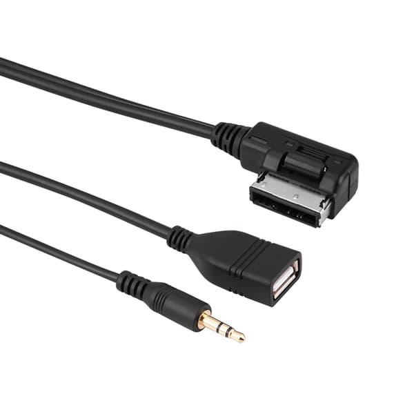 Bil Ljud AUX USB Adapter Kabel för Mercedes Benz C63 E200l CLS E S ML Klass