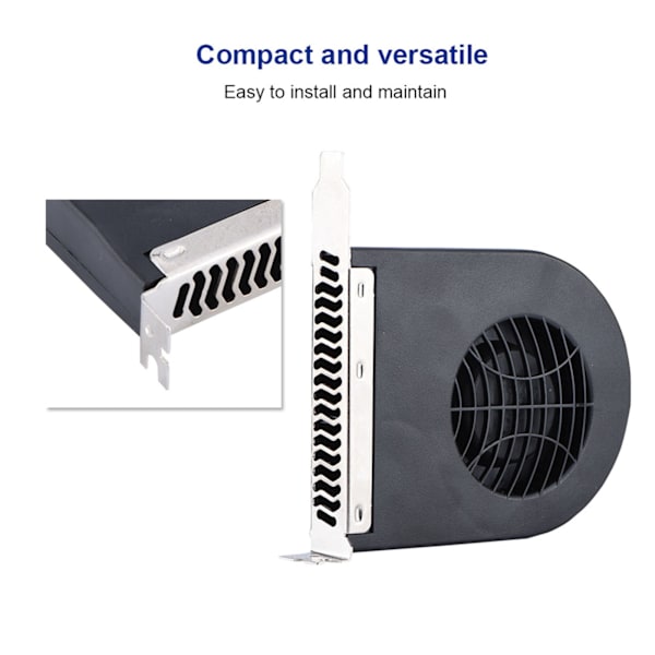 Mini System PCI Slot Blæser CPU Kabinet DC Køleventilator Nye Køleventilatorer PCI Til Computer