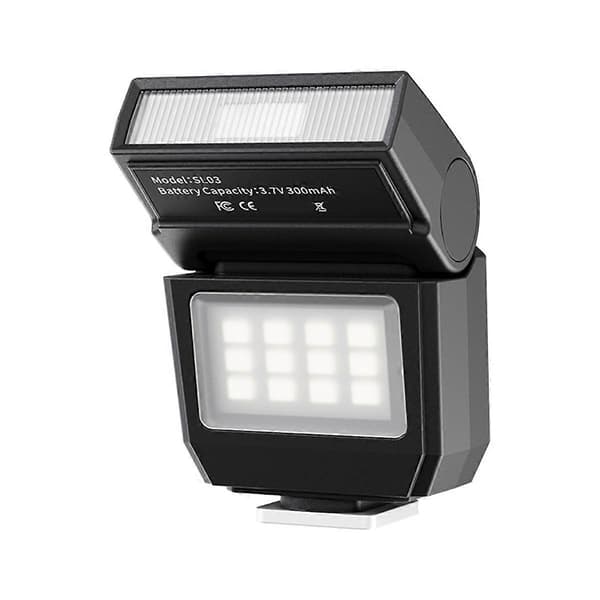 【03】SL03 Kamerablixt Speed Lite för Kamera DSLR Vlog Utomhusfotografering A