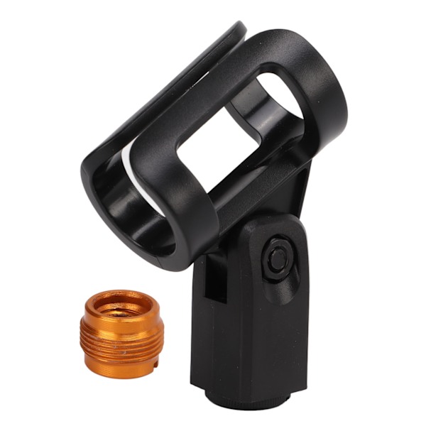 Mikrofonklemme Mini Universal Justerbar Mikrofonholder med 5/8 til 3/8 Skruer til Stativ