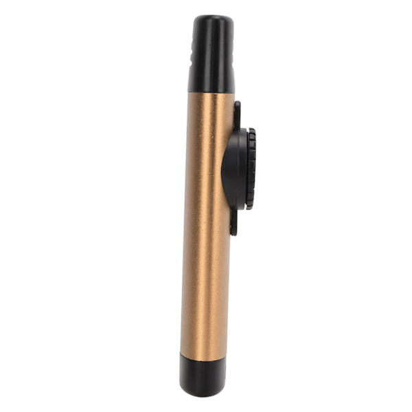 Metall Kazoo Resin Munstycke Justerbar Täthet Blåsinstrument med Flöjtmembran Guld