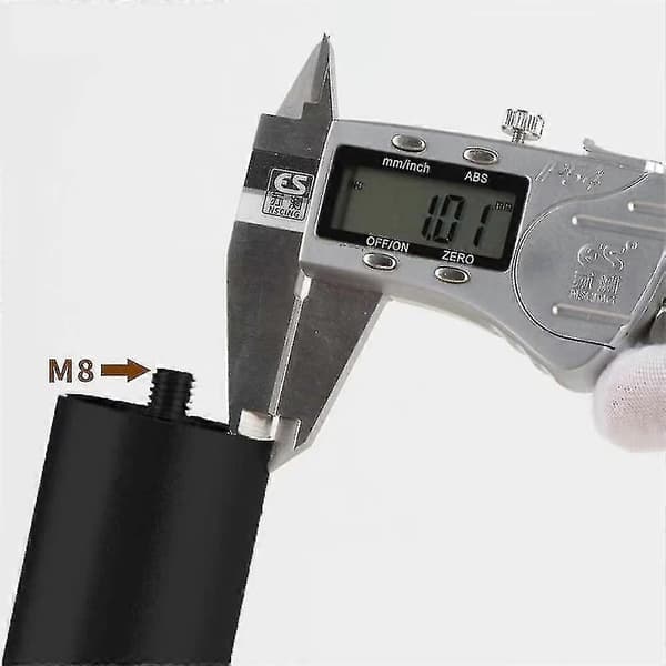 stykker justerbare møbelben i aluminiumslegering, runde, 12 cm