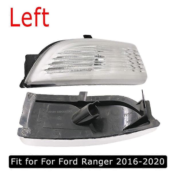 【03】FÖR Ford Ranger T6 2012-2019 SIDOSPEGEL BLINKERS GLAS KÅPA VÄNSTER + HÖGER SET Left