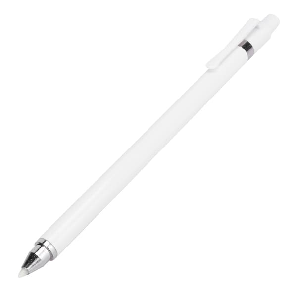 Stylus-kynä, kaksoispää, tabletti, matkapuhelimen näyttö, kosketus, ei-ladattava, yleismalli (valkoinen)
