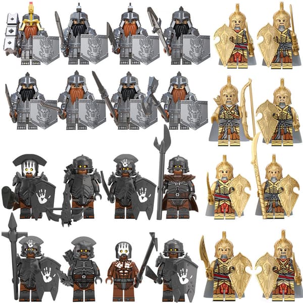 【03】24 Sagan om Ringen Byggklossar Minifigurer Leksaker