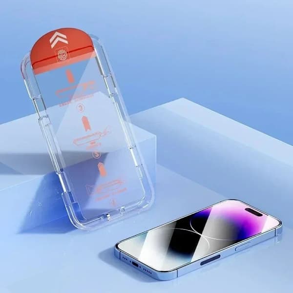 【03】3-pak Oleofobisk Belægning Quick Fix Filmbeskyttelse Kompatibel med iPhone 15 Pro