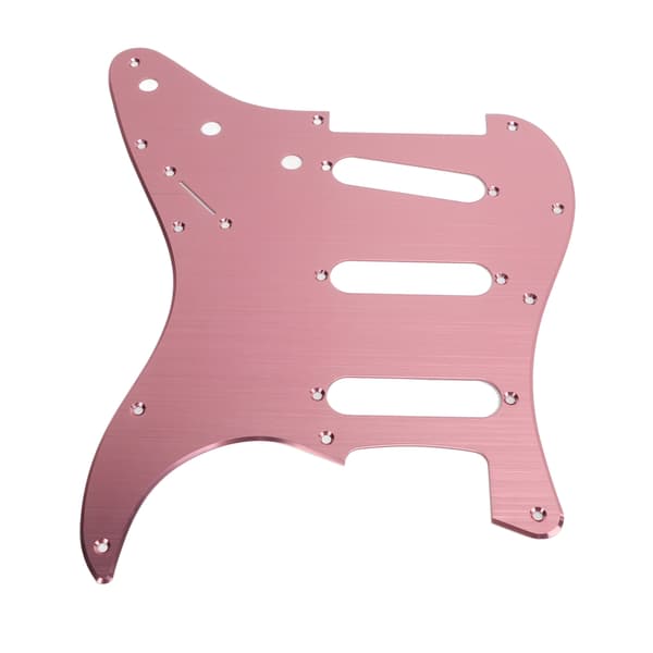 Metall Gitarrplektrum Kompakt Standard Gitarr Skyddsplatta för Nybörjare Hobbyister Rosa GQ63