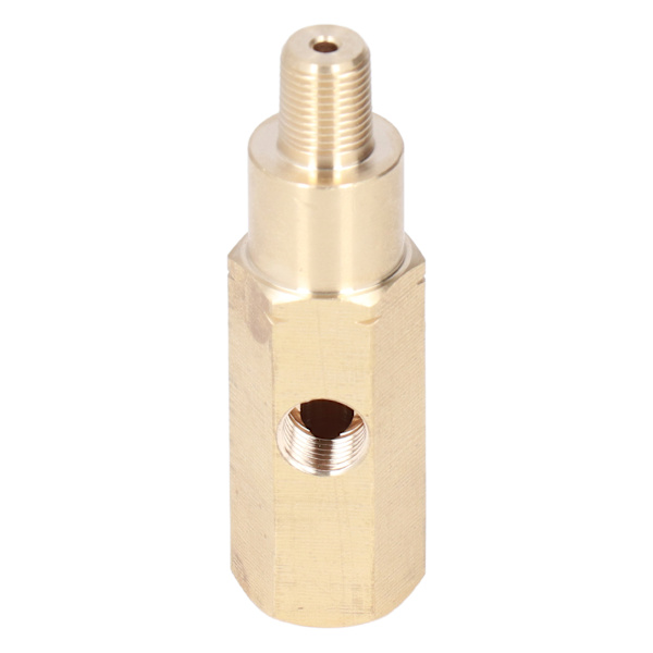 1/8in Olietryk Måler Adapter Messing T Stykke Sensor Sender Universal til Bilmodifikation