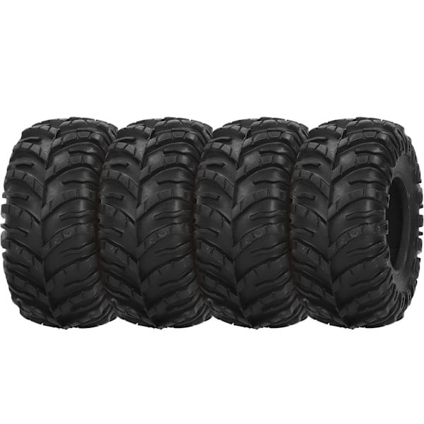 4 stk. 130/58 mm Gummi RC Crawler Dæk med Svampeforing Strimmelmønster Universal RC Dele