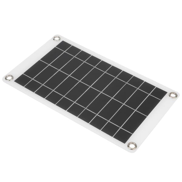 Solpanel Bærbar Opladerplade Strømforsyning til Udendørs Mobiltelefon 31x18cm